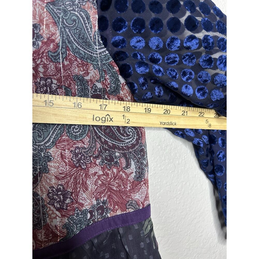 Soft Surroundings Embellished Patchwork Tunic Top… - image 5